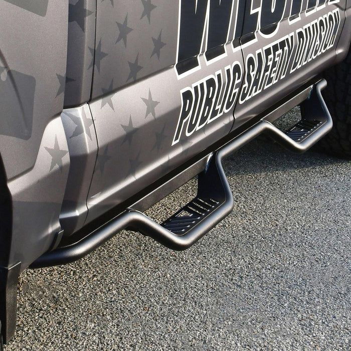 Westin Outlaw Drop Nerf Step Bars | Textured Black | P/N 20-13945, view 11