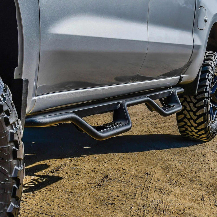 Westin Outlaw Drop Nerf Step Bars | Textured Black | P/N 20-14135, view 12