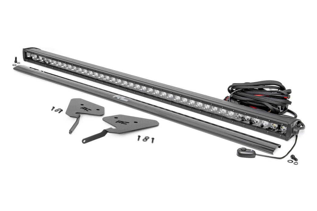Rough Country LED Light Kit, 30 Inch, Black Series, Front Mount, Polaris RZR Turbo S4