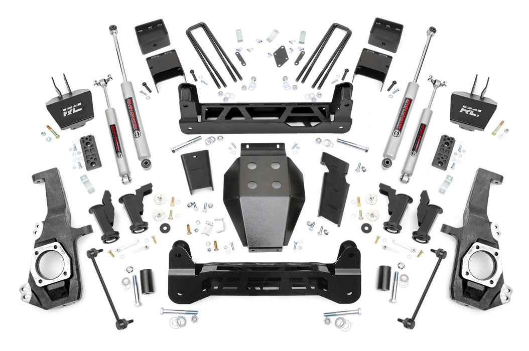 Rough Country 5 Inch Lift Kit - Torsion Drop - w/ Overloads | Chevy/GMC 2500HD/3500HD (20-25)
