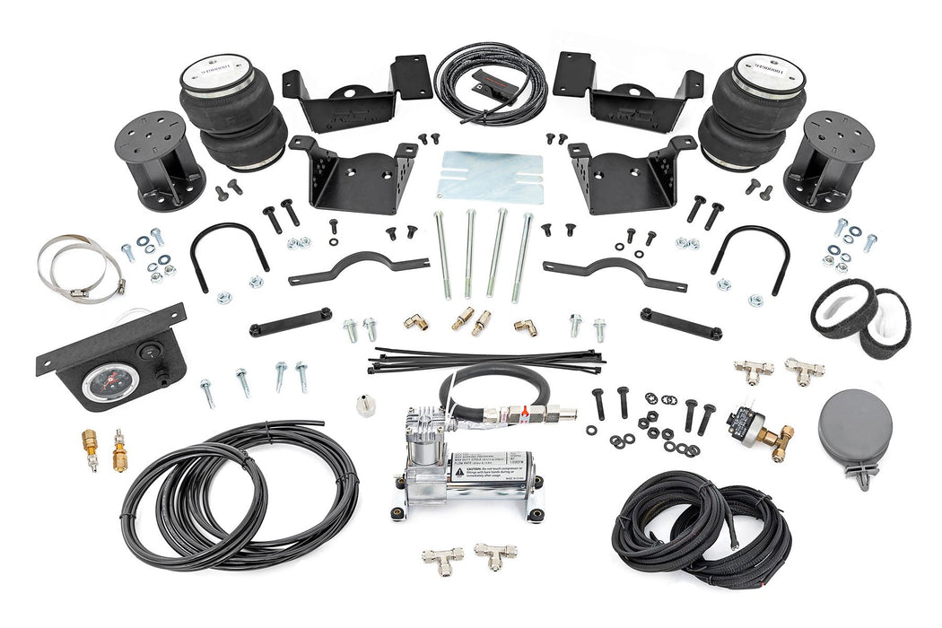 Rough Country Air Spring Kit w/compressor - 3-5 Inch Lift Kit | Chevy/GMC 2500HD/3500HD (20-25)
