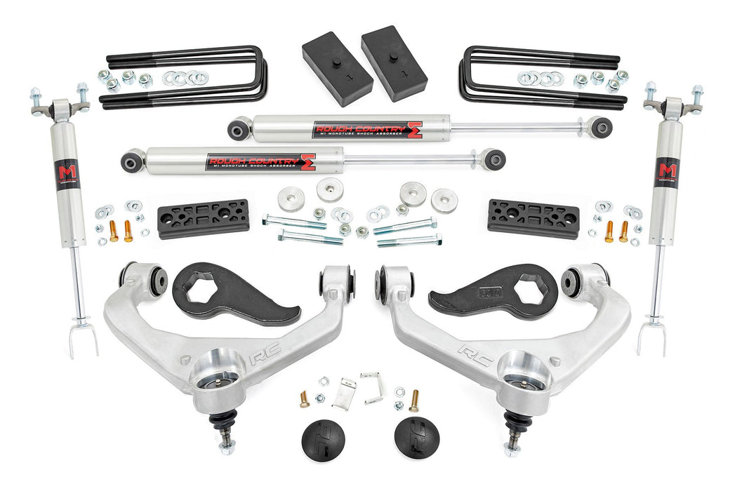 Rough Country 3 Inch Lift Kit - UCAs - M1 - w/ Overloads | Chevy/GMC 2500HD/3500HD (20-25)
