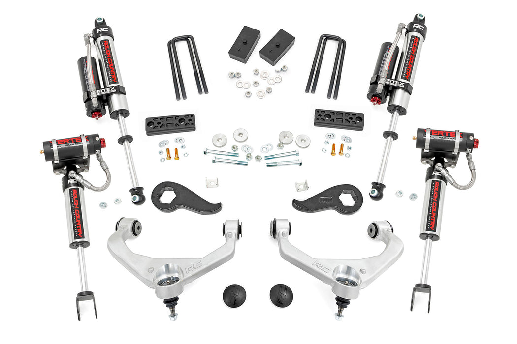 Rough Country 3 Inch Lift Kit - Vertex - w/ Overloads | Chevy/GMC 2500HD/3500HD (20-25)