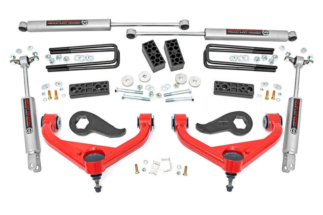 Rough Country 3 Inch Lift Kit | Chevy/GMC Sierra 3500 HD/Silverado 3500 HD 2WD/4WD (20-25)