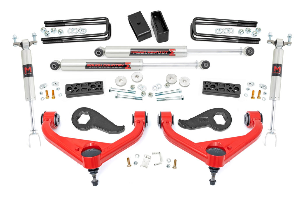 Rough Country 3 Inch Lift Kit - UCAs - M1 | Chevy/GMC Sierra 3500 HD/Silverado 3500 HD (20-25)