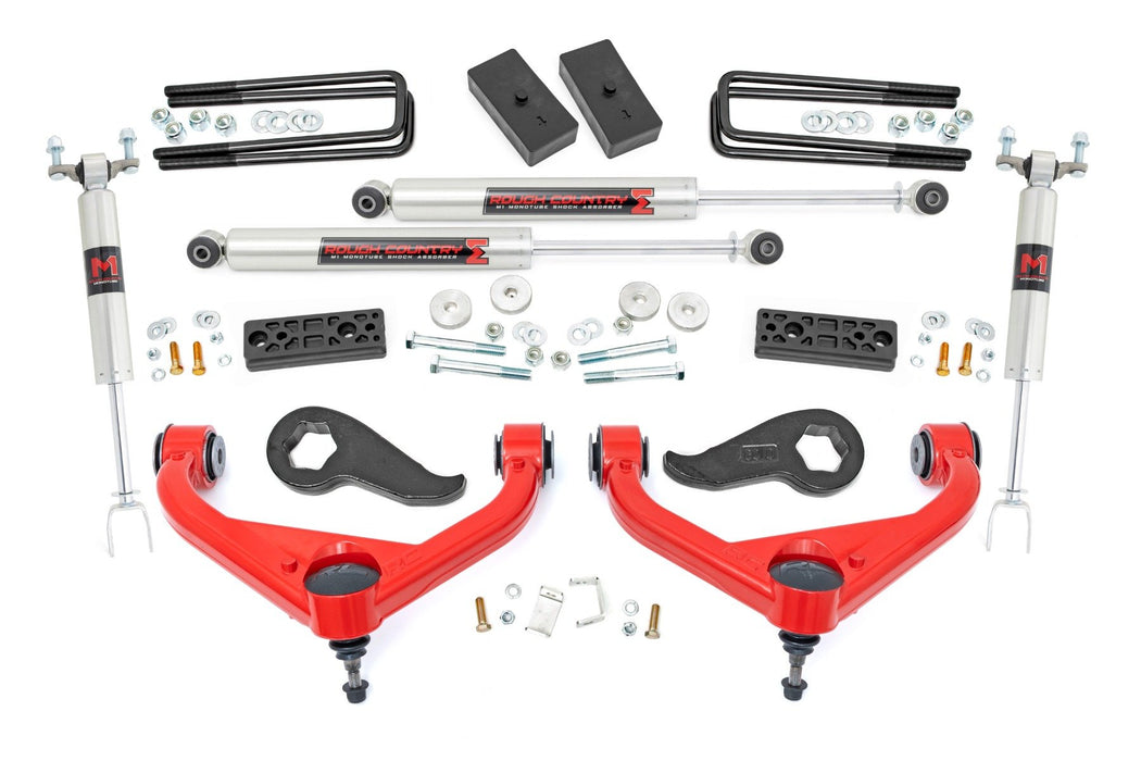 Rough Country 3 Inch Lift Kit - UCAs - M1 - w/ Overloads | Chevy/GMC 2500HD/3500HD (20-25)