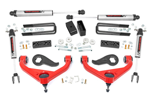 Rough Country 3 Inch Lift Kit, UCAs, V2, Chevy/GMC Sierra 3500 HD/Silverado 3500 HD (2020-2025)