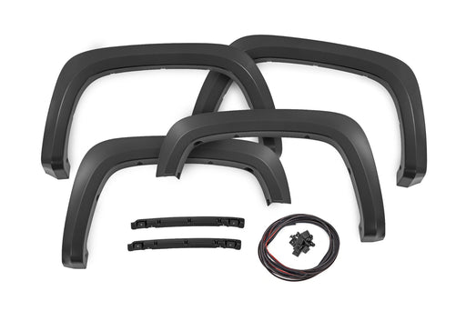 Rough Country Sport Fender Flares, G42 White Sands, Chevy Silverado 2500 HD/3500 HD (2020-2026)
