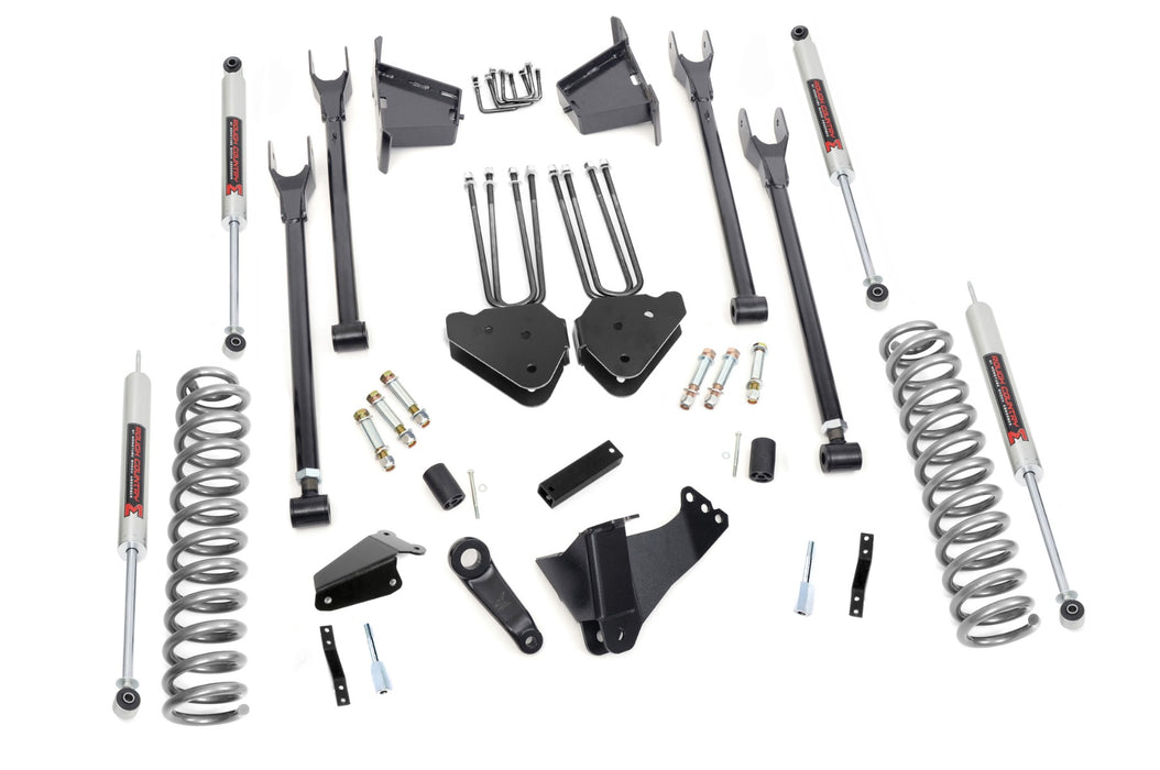 Rough Country 8 Inch Lift Kit - 4 Link - RR Blocks - M1 | Ford F-250/F-350 Super Duty (05-07)