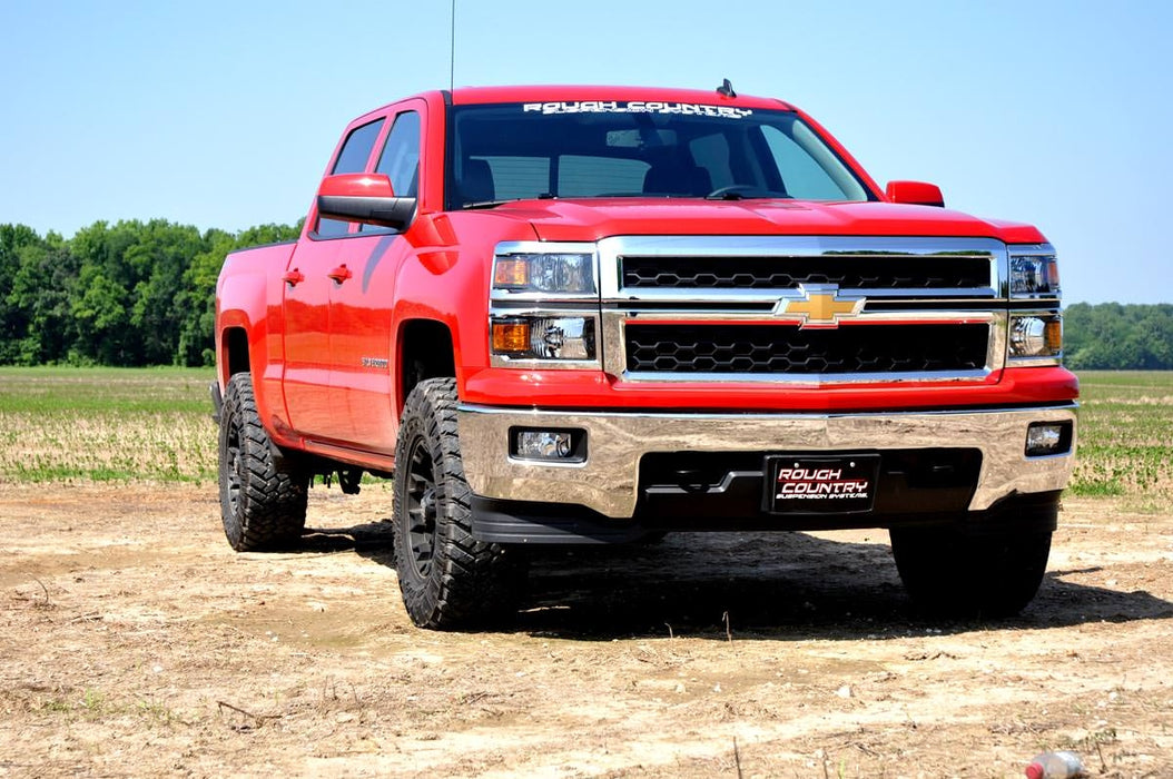 Rough Country 2 Inch Leveling Kit, Chevy/GMC 1500 Truck (2007-2018)/SUV (2007-2020), view 4