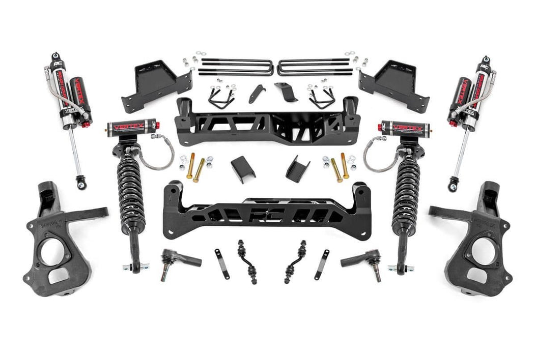 Rough Country 7 Inch Lift Kit - Alum/Stamp Steel - Vertex | Chevy/GMC 1500 (14-18 &amp; Classic)