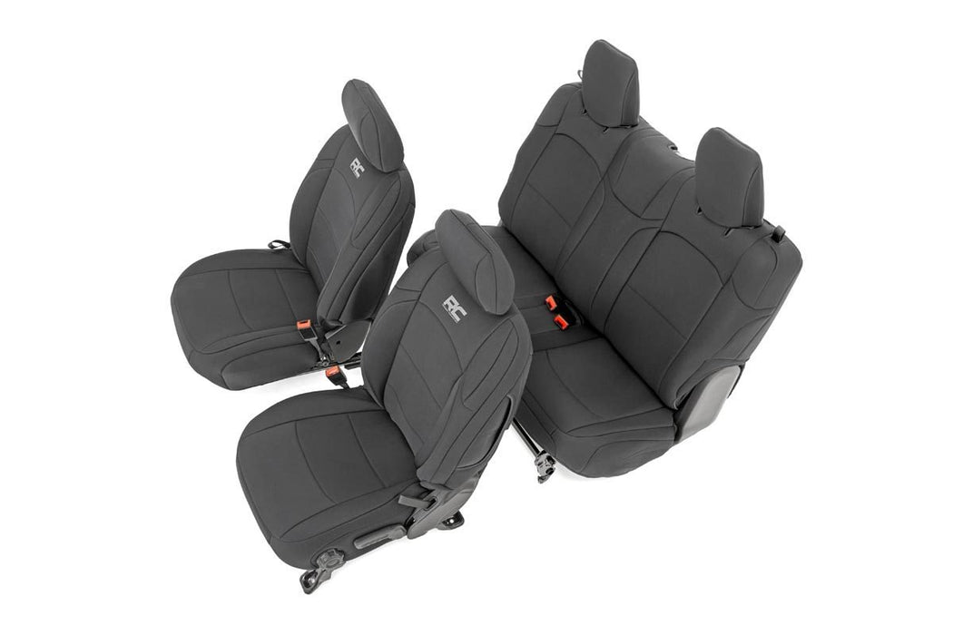 Rough Country Seat Covers, Jeep Wrangler JL (2018-2025)/Wrangler JK (2018)