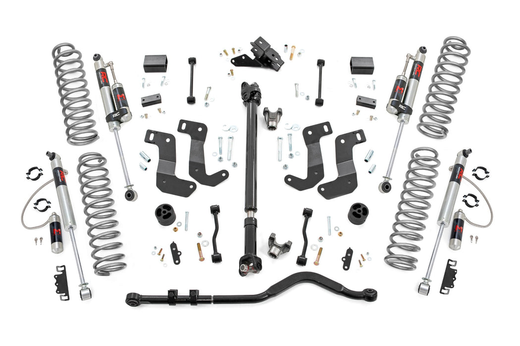 Rough Country 3.5 Inch lift Kit - C/A Drop - FR D/S - M1R | Jeep Wrangler Unlimited 4WD (24-25)