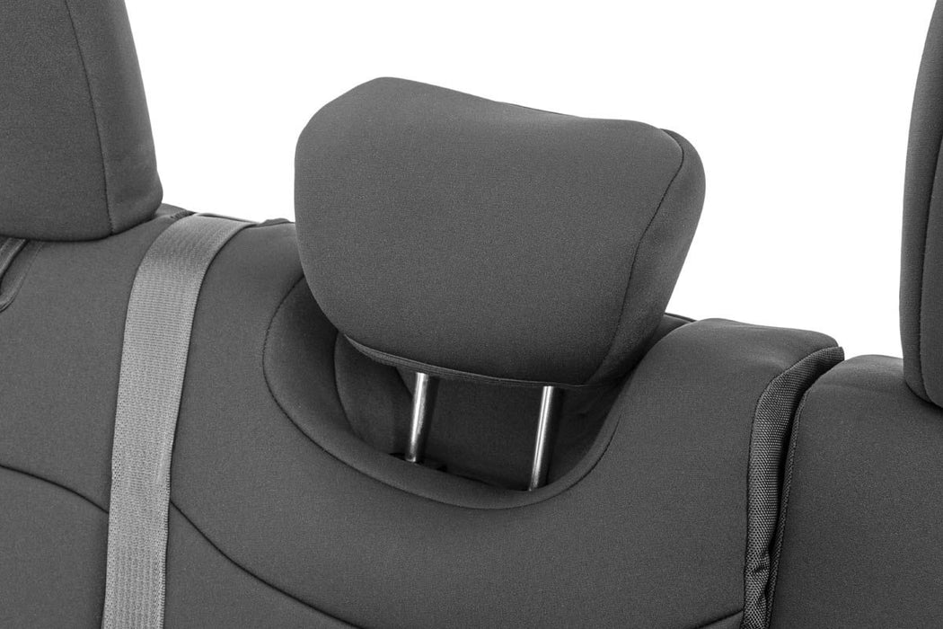 Rough Country Seat Covers, Front and Rear, Jeep Wrangler Unlimited 4WD (2018-2025), view 5