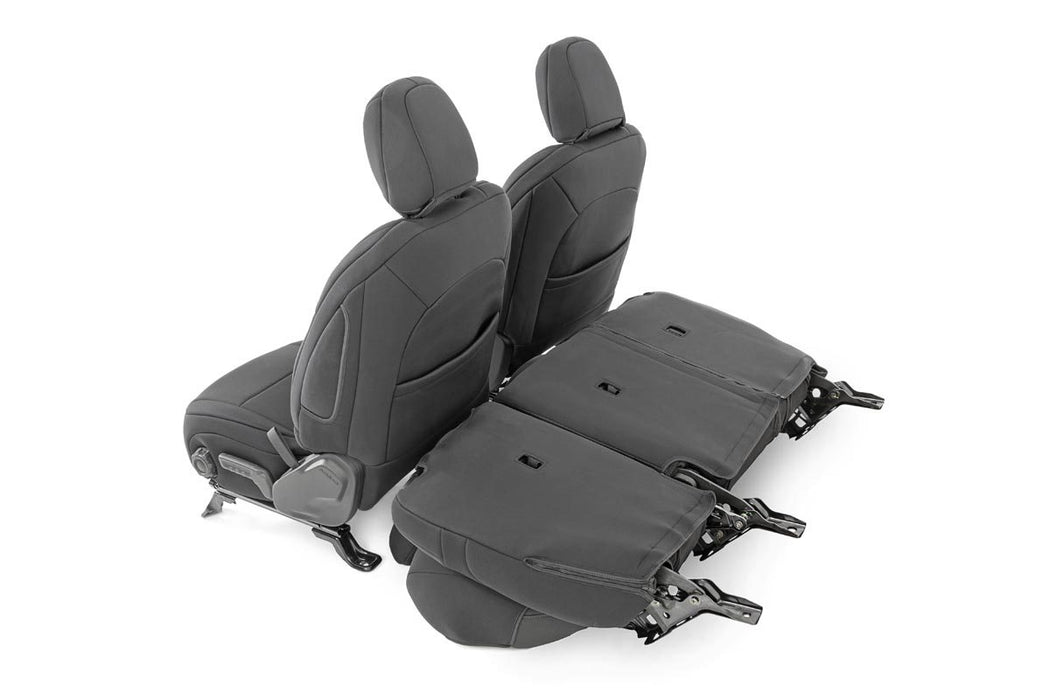 Rough Country Seat Covers, Front and Rear, Jeep Wrangler Unlimited 4WD (2018-2025), view 3