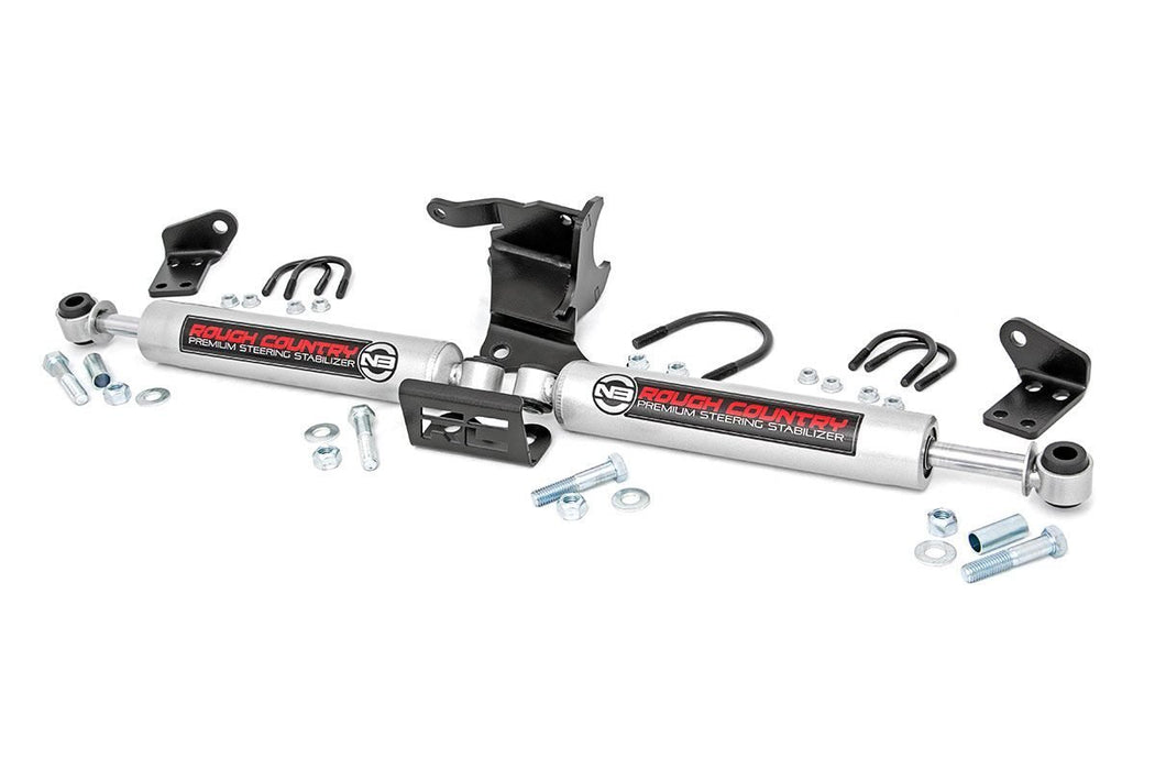 N3 Steering Stabilizer - Dual - 2.5-8 Inch Lift - Jeep Gladiator JT/Wrangler JL (18-24)