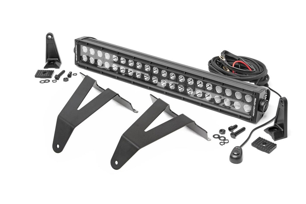 LED Light Kit - Bumper Mount - 20 inch Black Dual Row - Ram 1500 2WD/4WD (19-24)