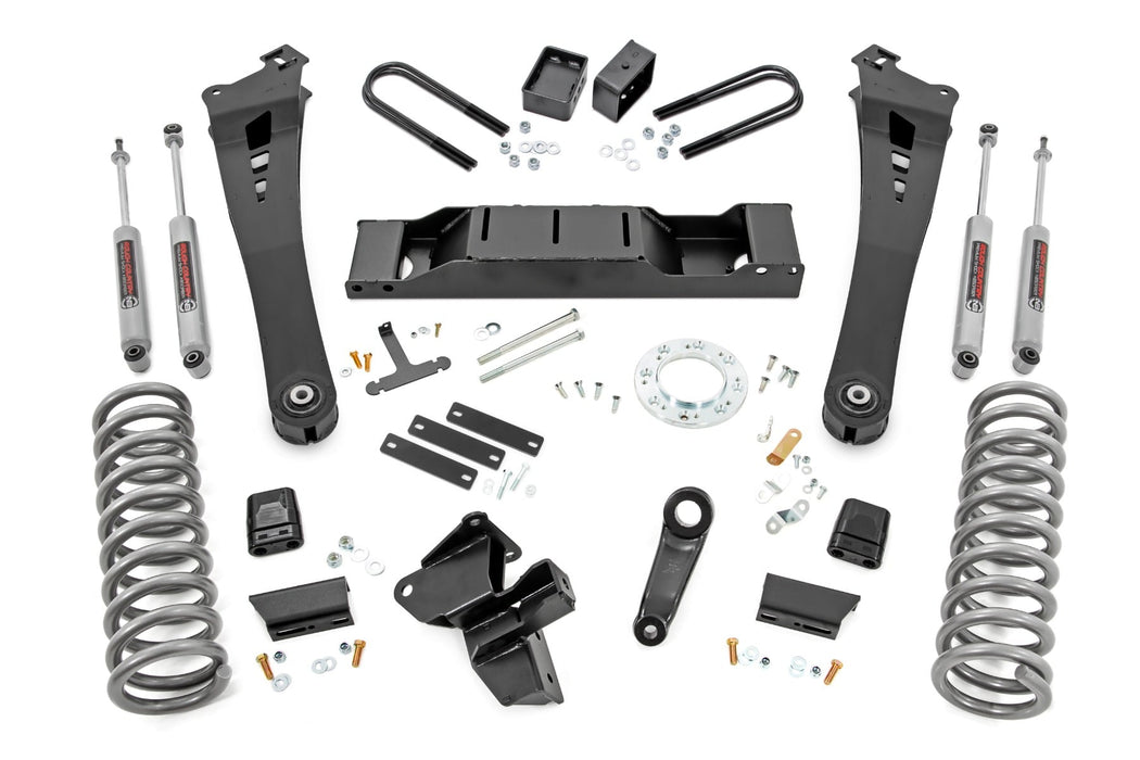 Rough Country 5 Inch Lift Kit - Diesel -AISIN | Ram 3500 4WD (2019-2024)