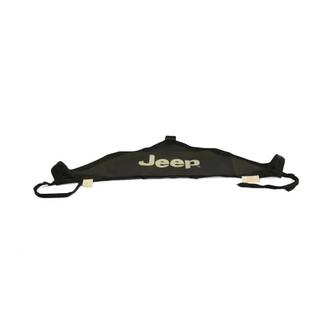 T-Style Hood Cover, Black with Jeep Logo, Hood Only