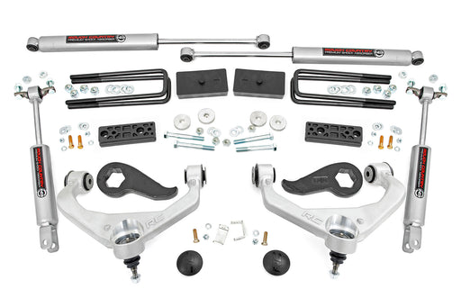 Rough Country 3 Inch Lift Kit, w/ Overloads, Chevy/GMC 2500HD/3500HD (2020-2025)