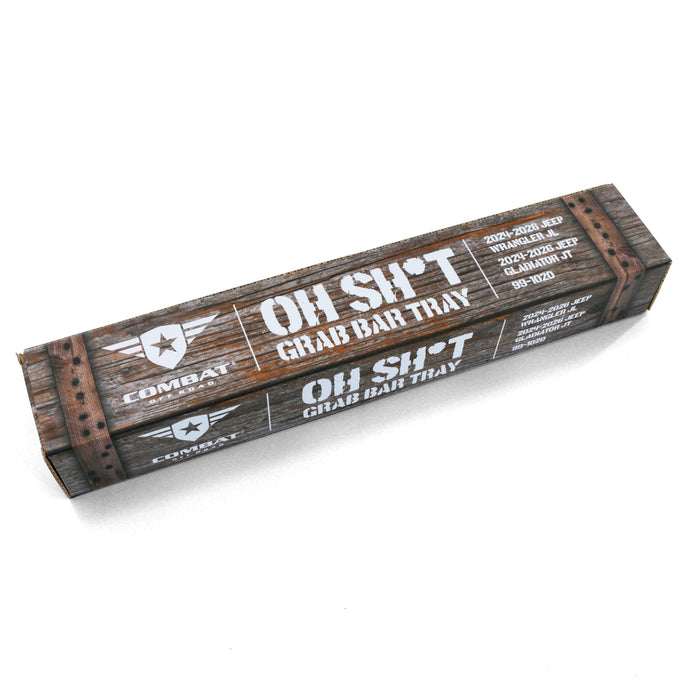 Combat Off Road OH SHT Grab Bar Tray | Jeep Wrangler JL & Gladiator JT (24-26) | P/N 99-1020