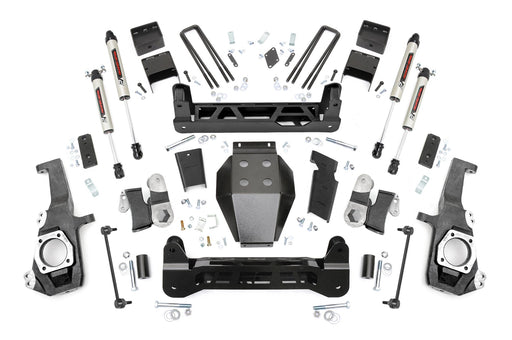Rough Country 5 Inch Lift Kit, NTD, V2, Chevy/GMC 2500HD 4WD (2020-2024)