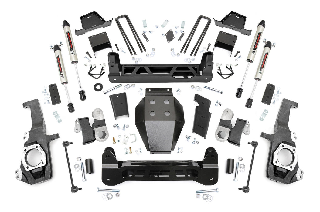 Rough Country 7 Inch Lift Kit, NTD, V2, Chevy/GMC 2500HD 4WD (2020-2024)