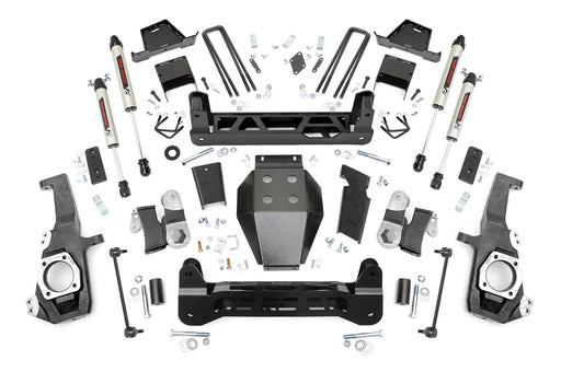 Rough Country 7 Inch Lift Kit, NTD, V2, Chevy/GMC 2500HD 4WD (2020-2024)