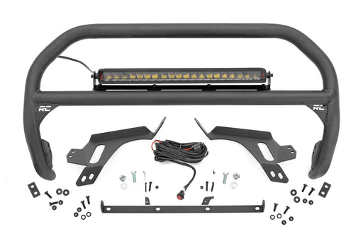 Rough Country Nudge Bar, w/ Tow Hooks, Spectrum Series LED, Ford Bronco Sport 4WD (2021-2024)