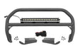 Rough Country Nudge Bar, 20 Inch BLK DRL Single Row LED, OE Modular Steel, Ford Bronco (2021-2025)