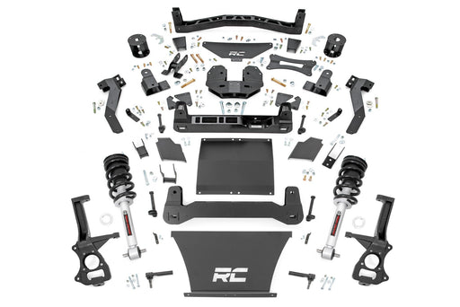 Rough Country 6 Inch Lift Kit, N3 Struts, Chevy/GMC SUV 1500 4WD (2021-2024)