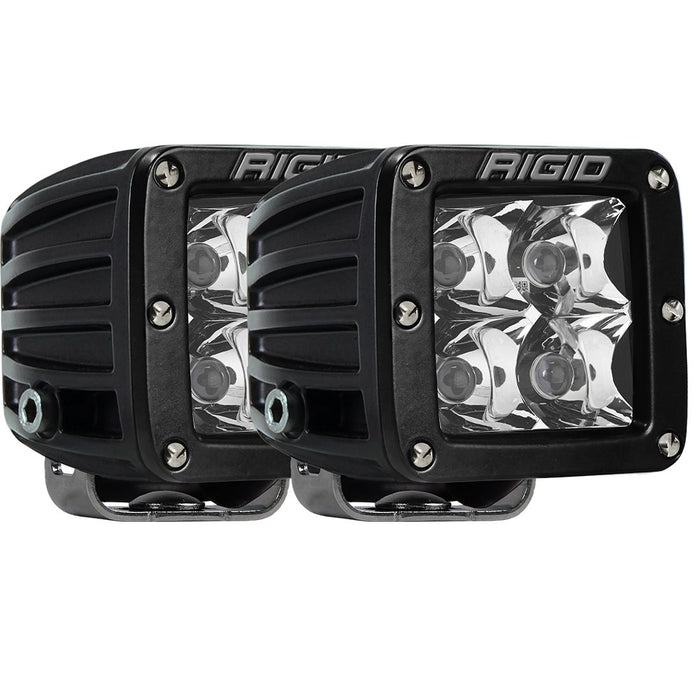RIGID Spot E-Mark Surface Mount Pair D-Series Pro | Black