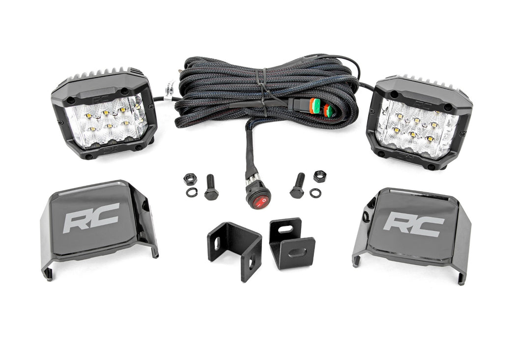 LED Light Kit - Ditch Mount - 3 inch OSRAM - Wide - Toyota Tundra 2WD/4WD (22-24)