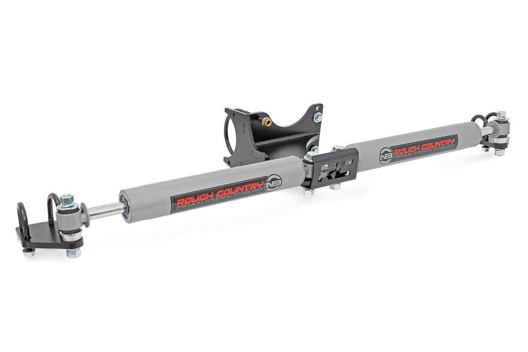 Rough Country N3 Steering Stabilizer - Dual - 2-8 Inch Lift | Ford F-250/F-350 Super Duty (05-24)