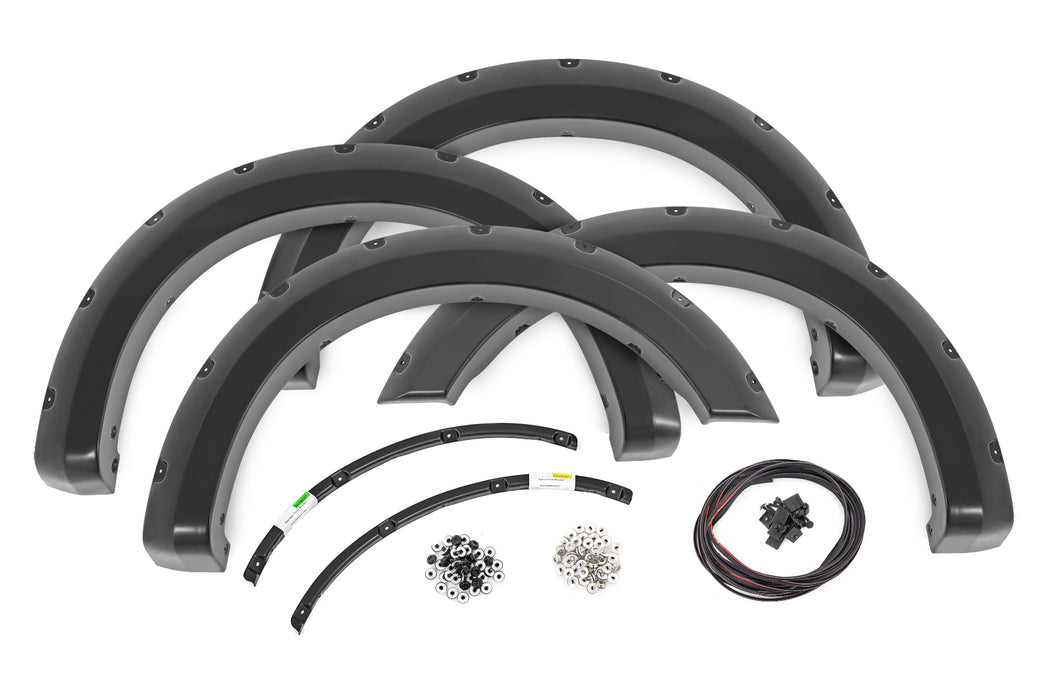 Rough Country Pocket Fender Flares - M7 Carbonized Gray | Ford F-250/F-350 Super Duty (23-25)