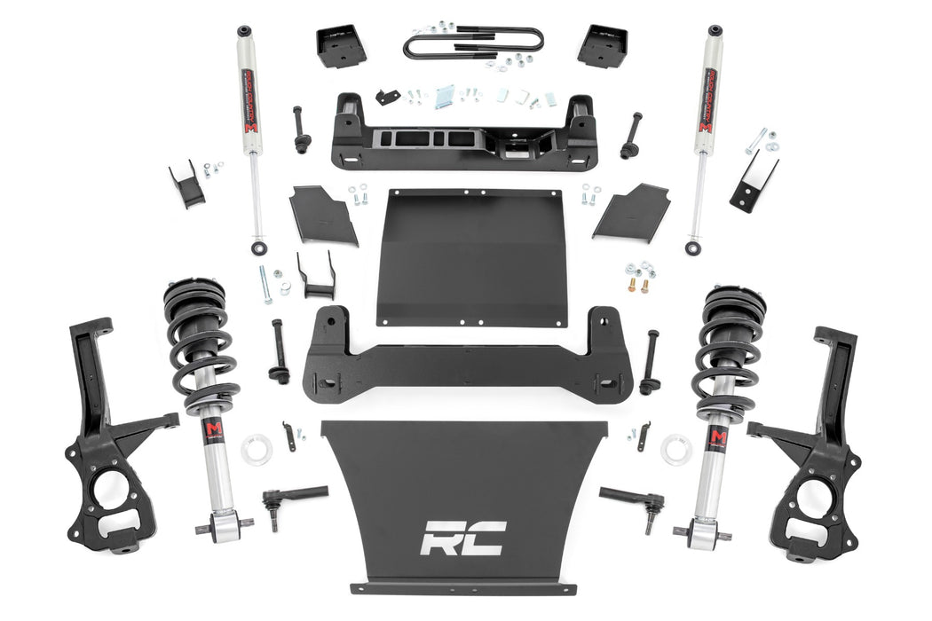 Rough Country 6 Inch Lift Kit - Mono Leaf Rear - M1 Struts/M1 | Chevy Silverado 1500 (2025)