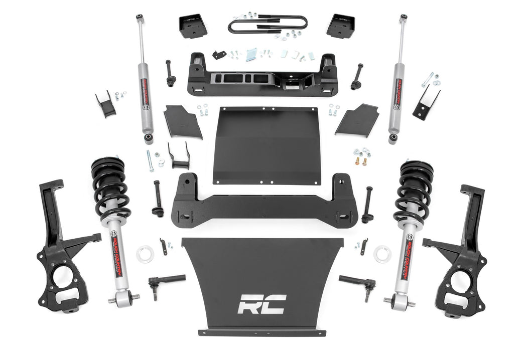 Rough Country 6 Inch Lift Kit - Mono Leaf Rear - N3 Struts | Chevy Silverado 1500 (2025)