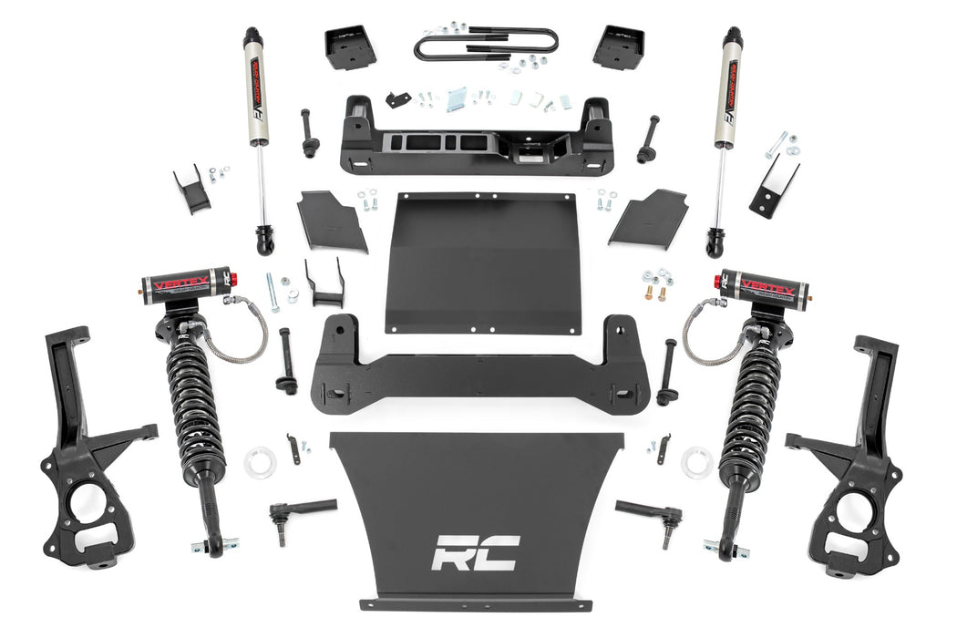 Rough Country 6 Inch Lift Kit, Mono Leaf Rear, Vertex/V2, Chevy Silverado 1500 (2022-2024)