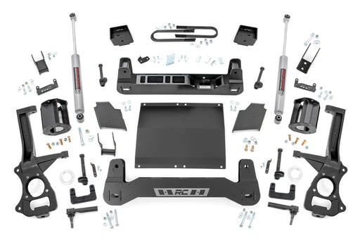 Rough Country 6 Inch Lift Kit, Mono Leaf Rear, Diesel, Chevy Silverado 1500 4WD (2025)
