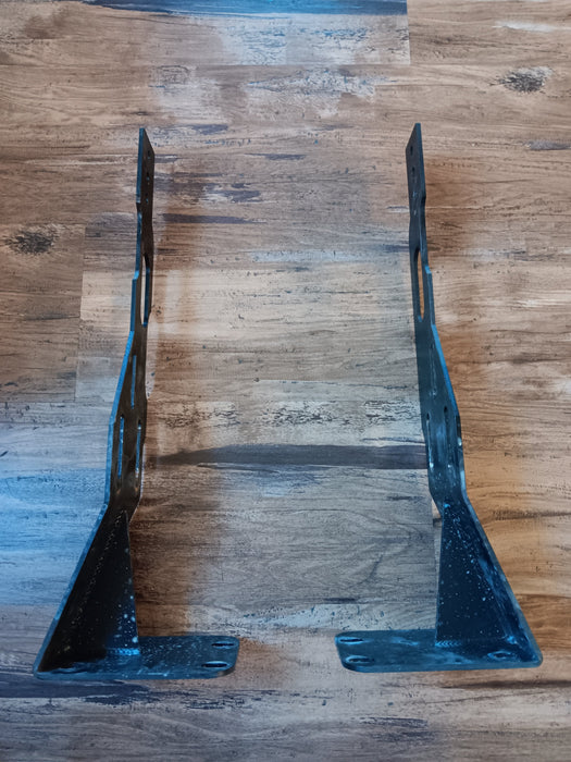 BARNES 4WD Front Bumper Brackets for Bumpers (Scratch & Dent) | Jeep Cherokee XJ / Jeep Comanche MJ / Jeep Wrangler JK (1984-2018) | P/N B4WK12616SD