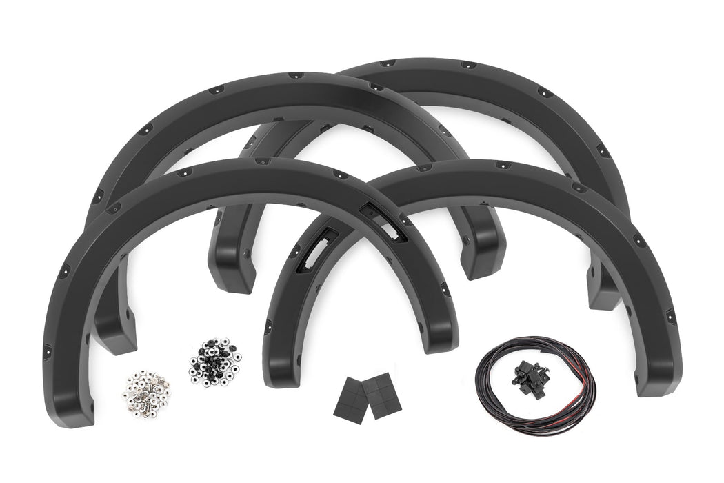 Rough Country Pocket Fender Flares - M7 Carbonized Gray | Ford Ranger 2WD/4WD (2024-2025)