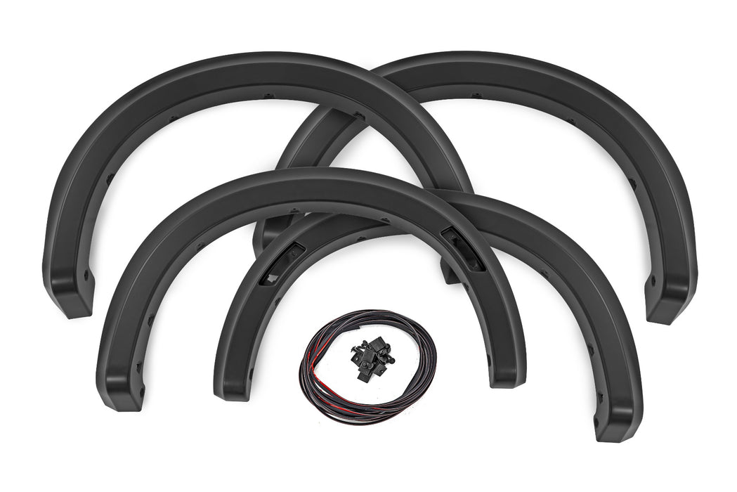 Rough Country Fender Flares, Sport, NE Cactus Gray, Ford Ranger 2WD/4WD (2024-2025), view 6