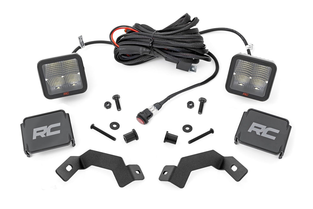 Rough Country LED Light Kit - Ditch Mount - 2" Spectrum Pair - Spot | Toyota Land Cruiser (24-25)