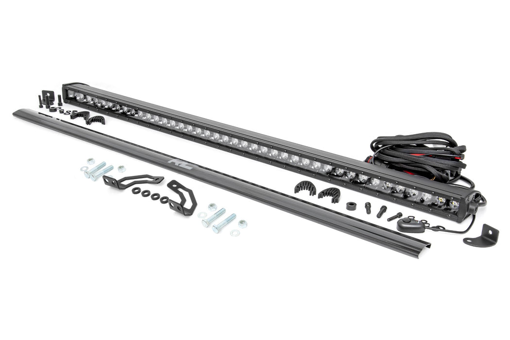 Rough Country LED Light Kit - Rear Mount - 40" Black Single Row | Polaris RZR 1000XP4 (2024)