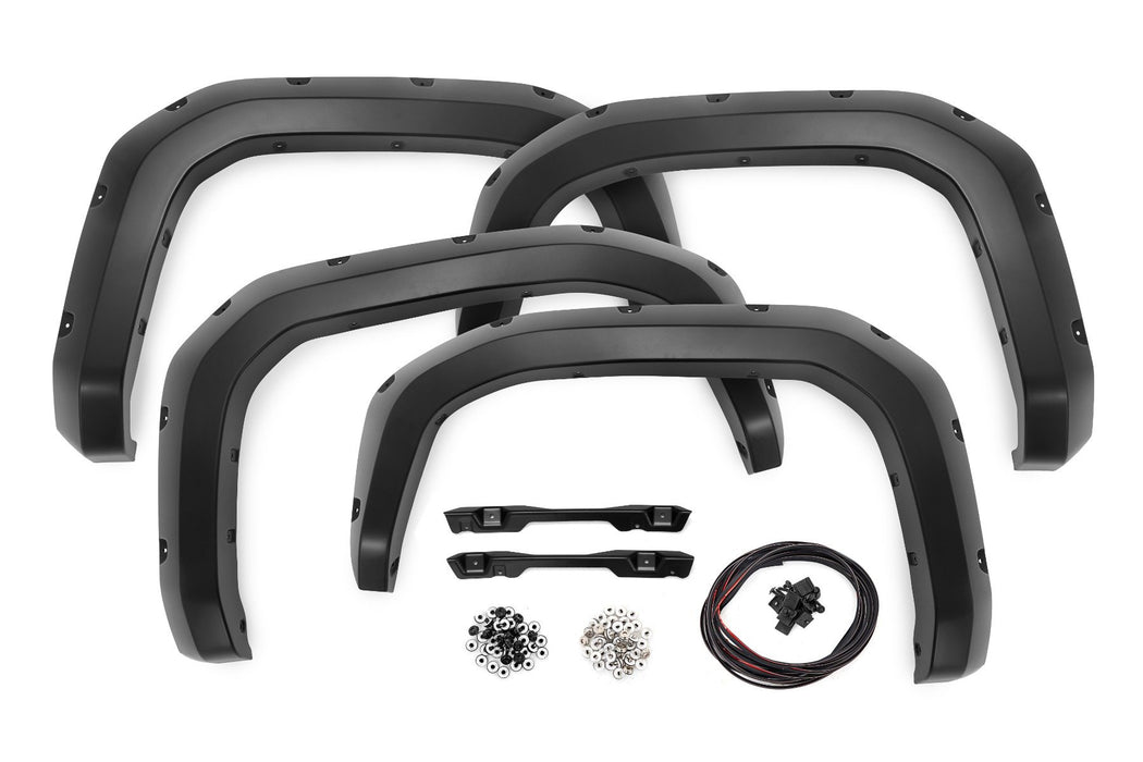 Rough Country Pocket Fender Flares - 4W5 Solar Octane | Toyota Tacoma 2WD/4WD (2024-2025)