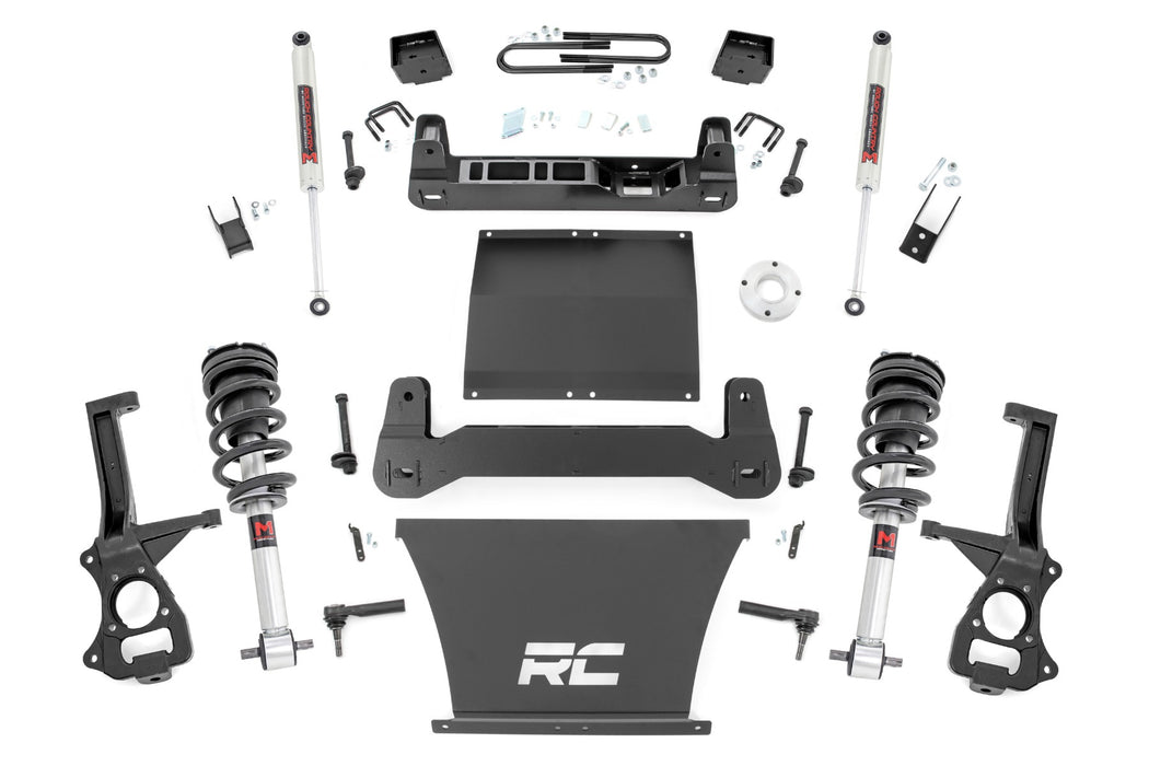 Rough Country 6 Inch Lift Kit, Mono Leaf Rear, M1 Struts/M1, Chevy Silverado 1500 (2025-2026)