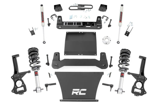 Rough Country 6 Inch Lift Kit, Mono Leaf Rear, M1 Struts/M1, Chevy Silverado 1500 (2025-2026)