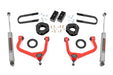 Rough Country 3.5 Inch Lift Kit, Red, Chevy Silverado 1500 2WD/4WD (2025)