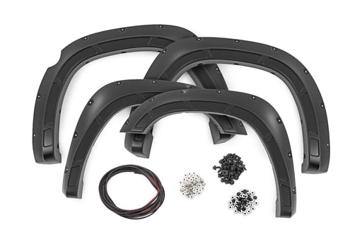 Rough Country Fender Flares, Defender, Gloss Black, Ram 1500 2WD/4WD (2025), view 2
