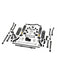 TeraFlex 3.5 Inch Alpine RT3 Short Arm Extended-Travel Suspension System No Shocks | Jeep Gladiator JT (2020-2025) | P/N 2033020